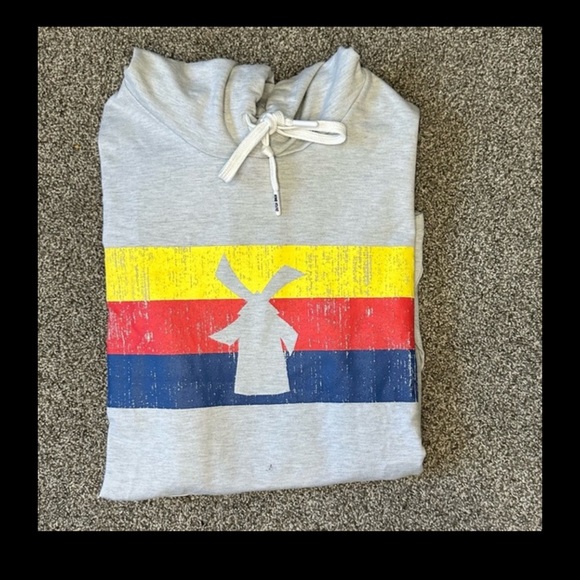 Dutch Bros Unisex Grey Lightweight Sweatshirt SMALL + MEDIUM + XL Windmill DB 92 - Picture 10 of 14